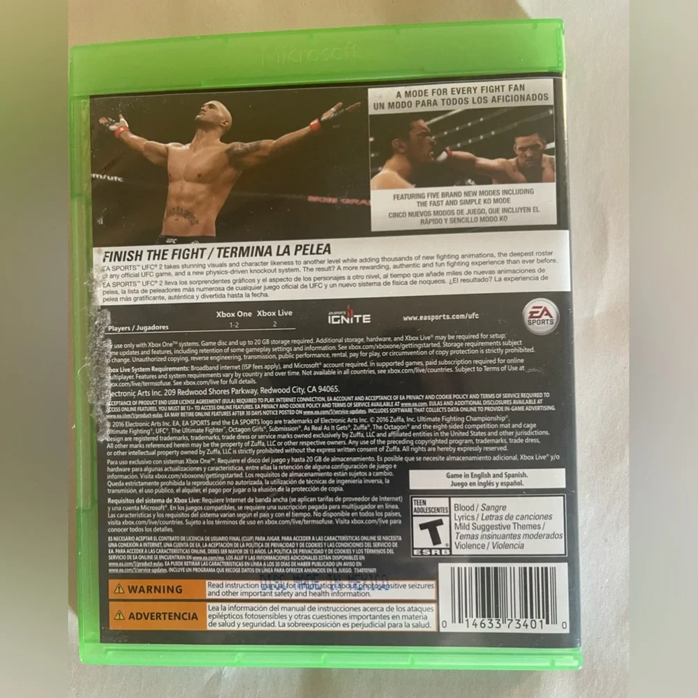 UFC 2 for XboxOne - Picture 2 of 3